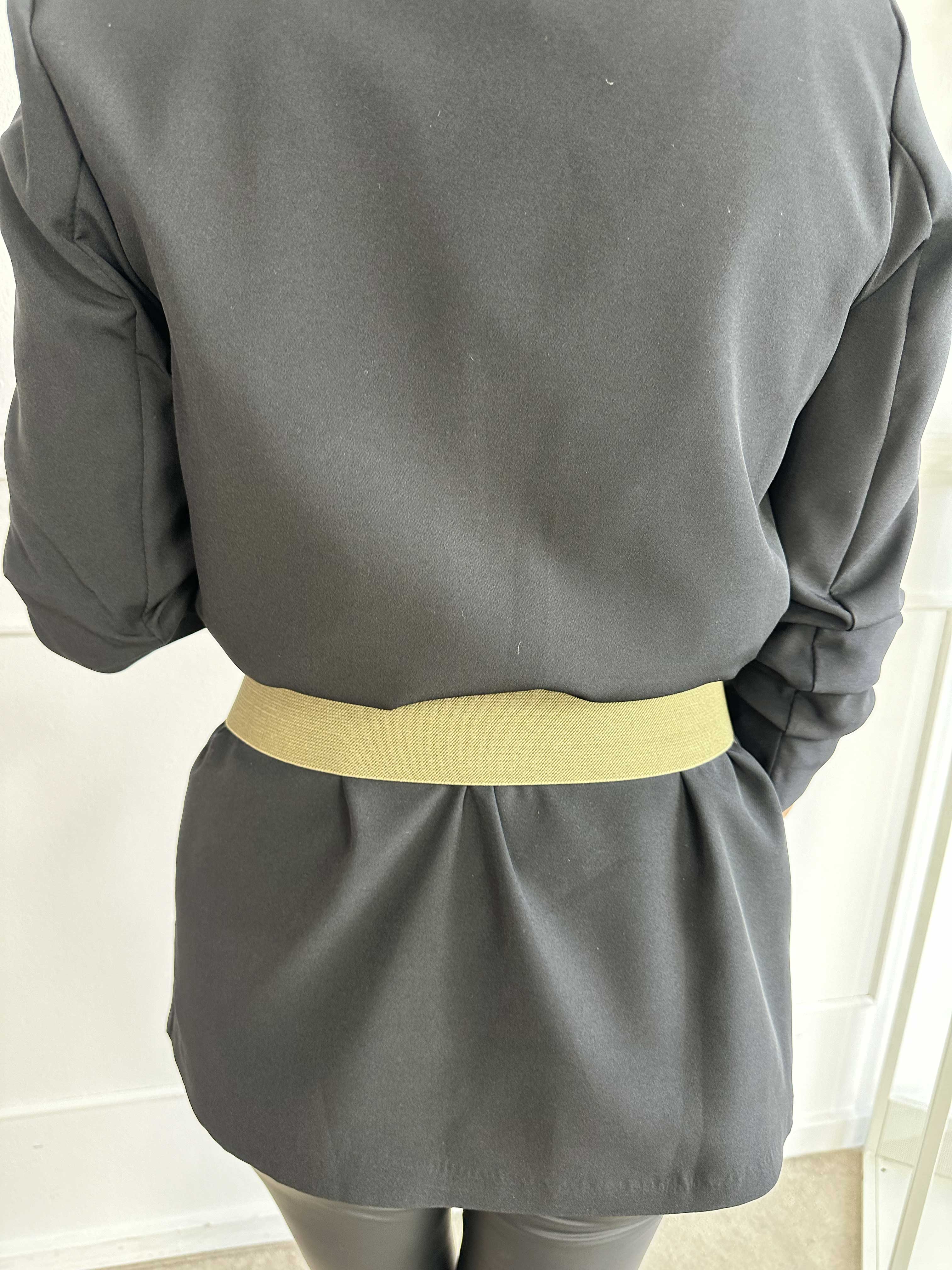 Rena - Elastisk bredt bælte med stort spænde